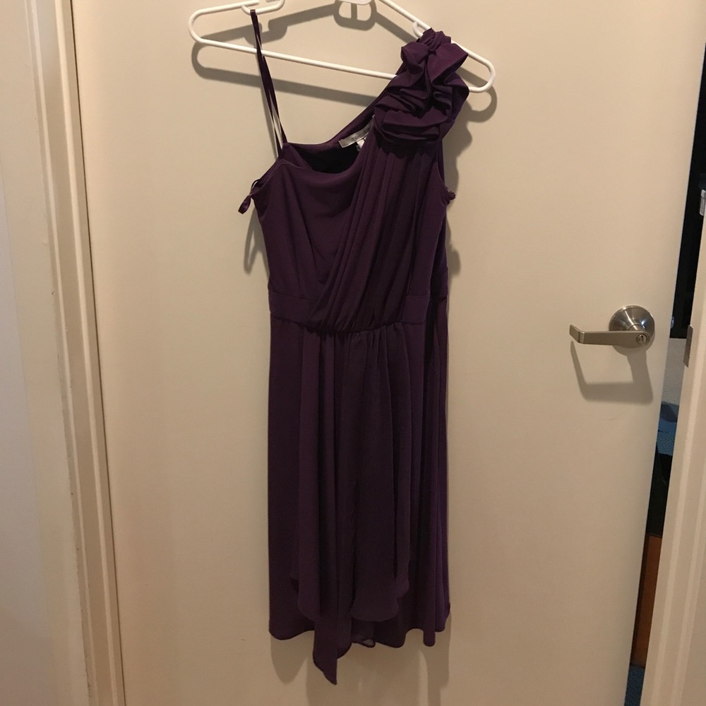 Purple formal dress