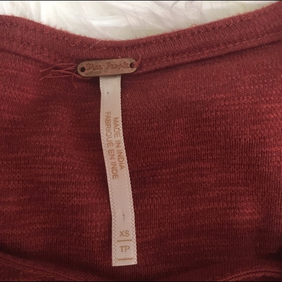 Free People Lucky Lace Up Top - Picture 6 of 6