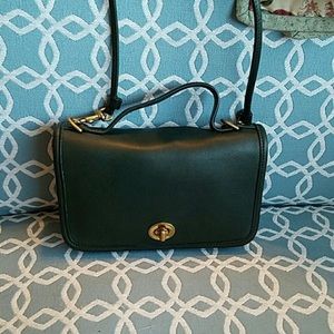 Coach Green Vintage Classic Casino Crossbody