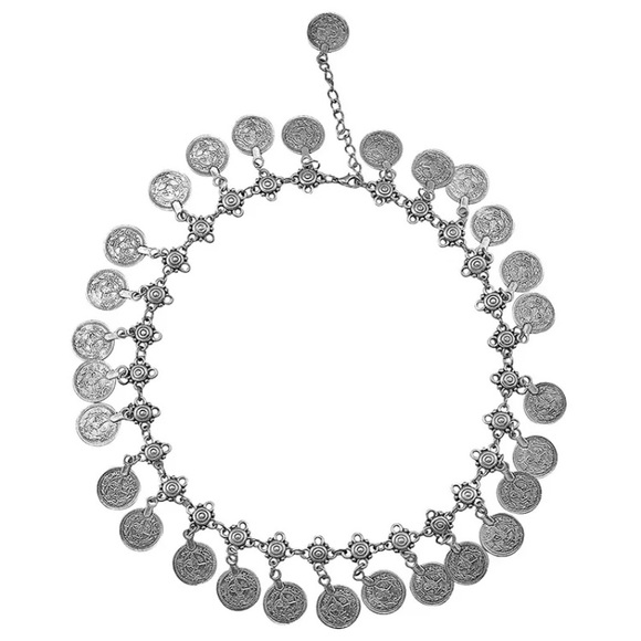 Boho Coin Necklace - Picture 4 of 4