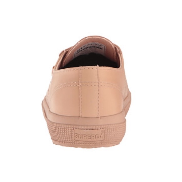 SUPERGA BLUSH LEATHER SNEAKERS - Picture 2 of 4