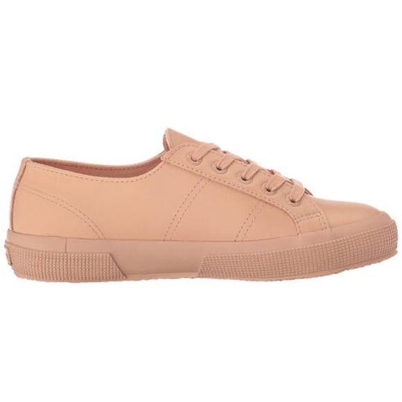 SUPERGA BLUSH LEATHER SNEAKERS - Picture 4 of 4