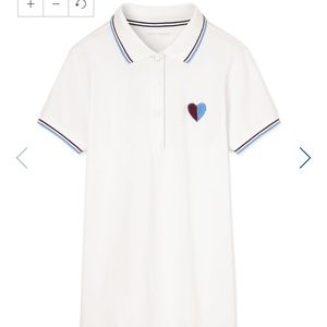 Tory Burch Sport Pique Performance Polo