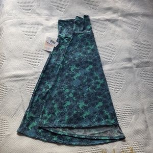 NWT LuLaRoe Small Floral Azure Skirt