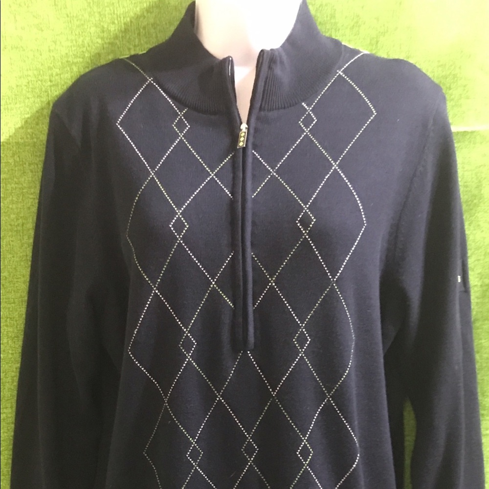 Green Lamb Ladies 3/4 Zip Pullover Jacket Golf Top