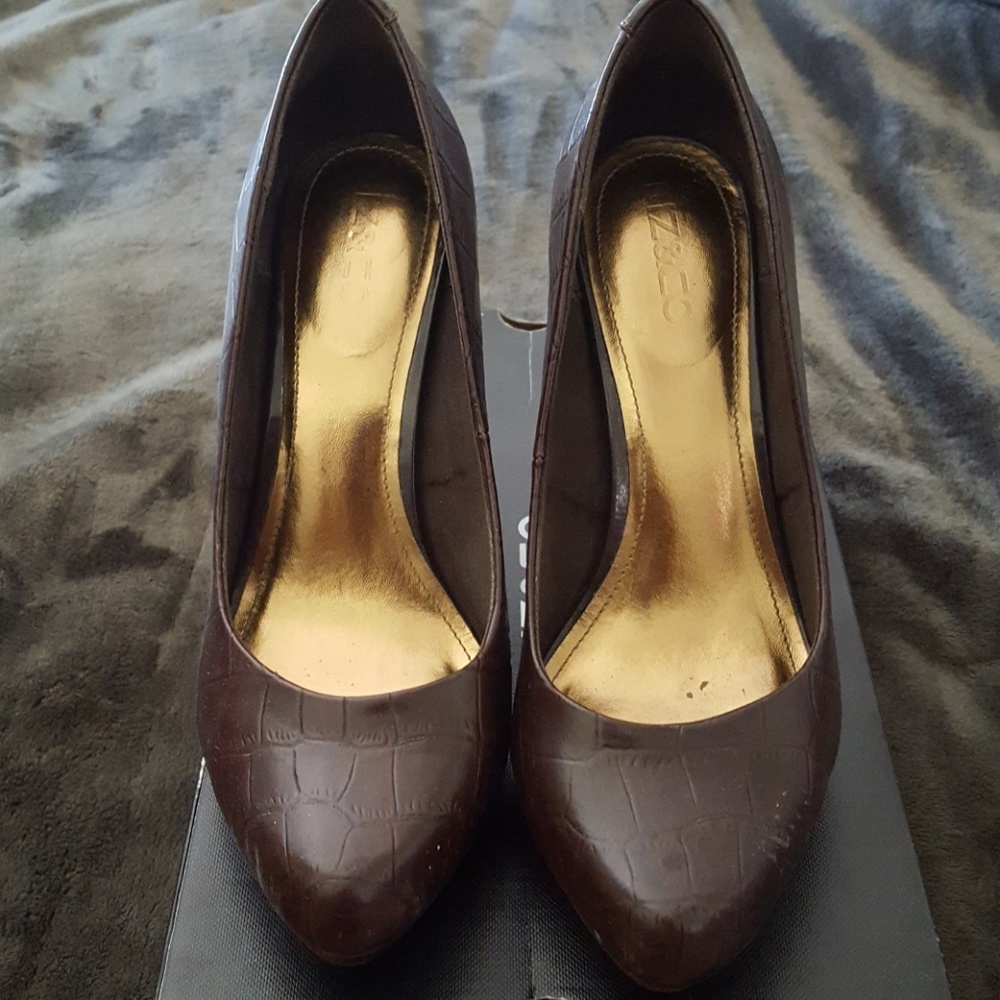 Brown heels