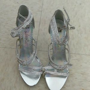 Silver heels