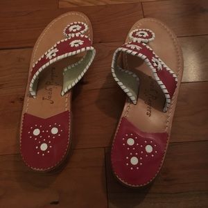 Red/white jack Rogers