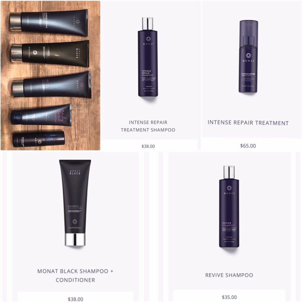 Monat all natural hair care