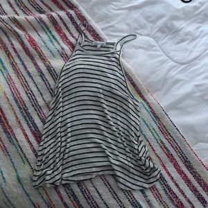 Black and white tank top