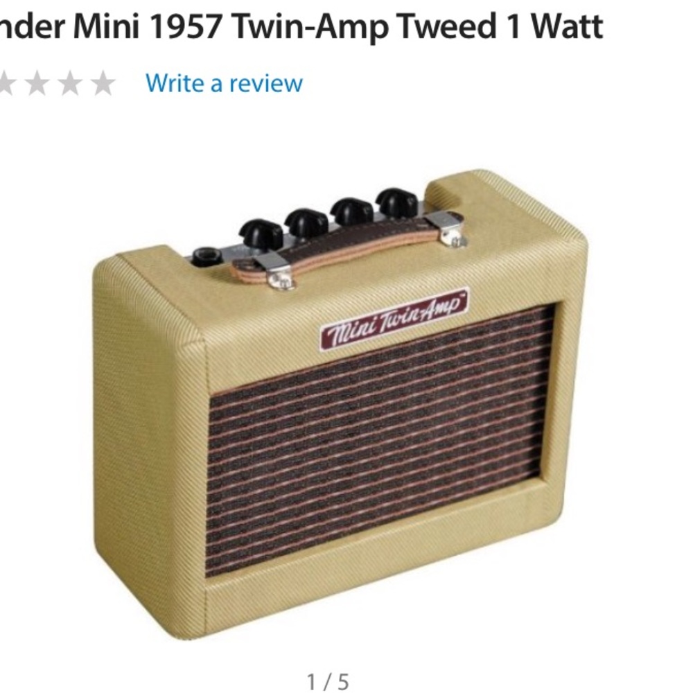 Amplifier for electric fender guitars