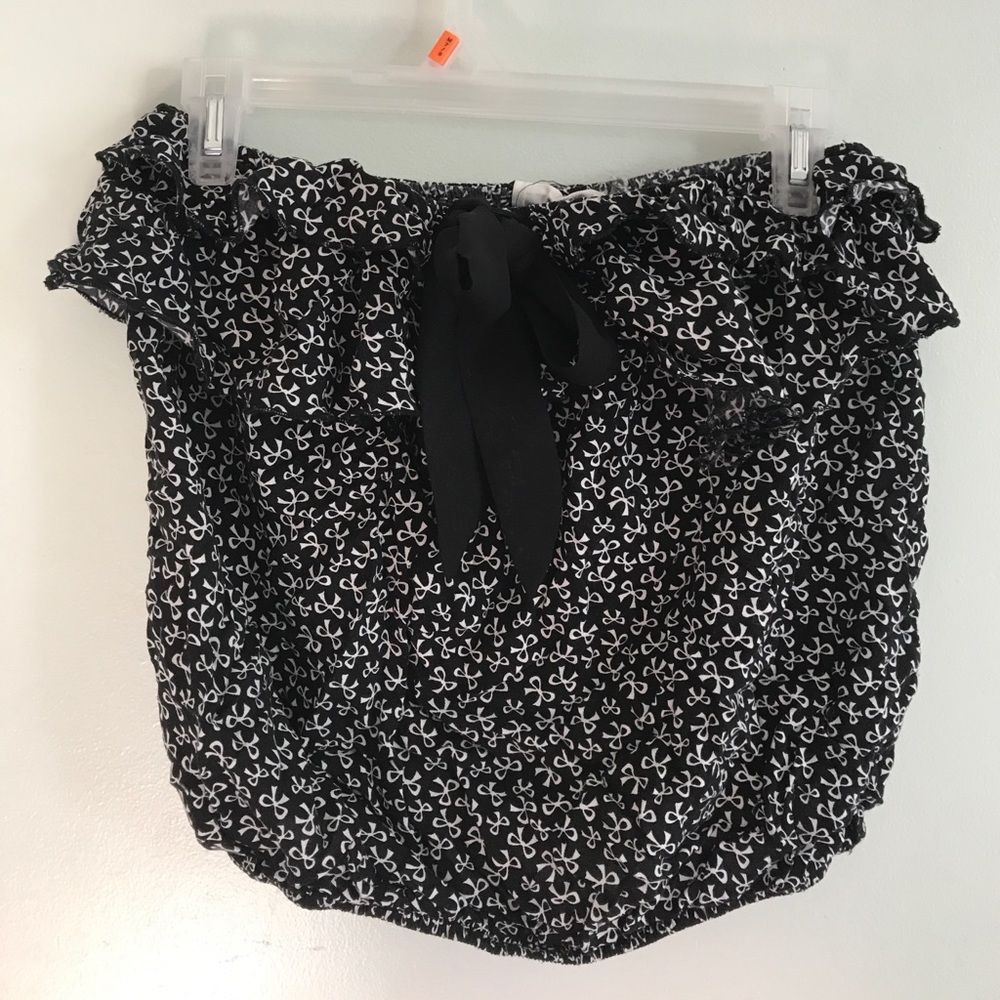 Bow cropped tube top