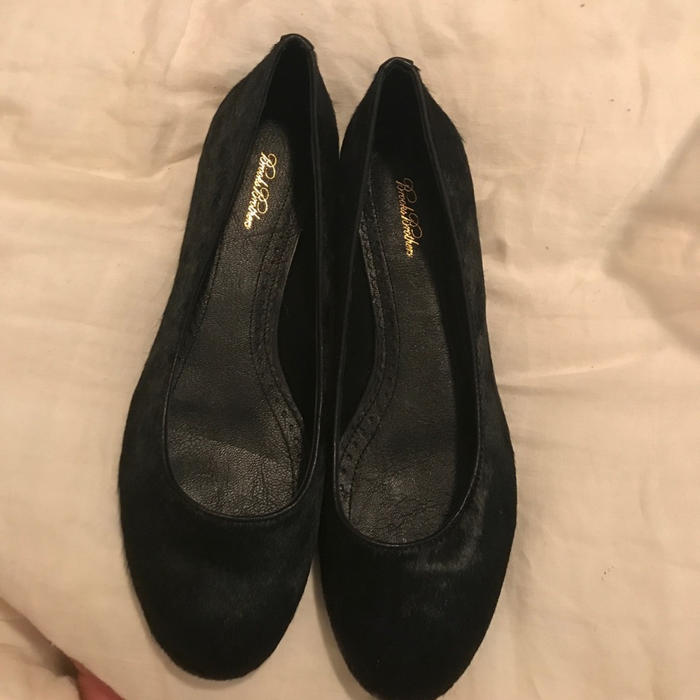 Brooks Brothers black flats!