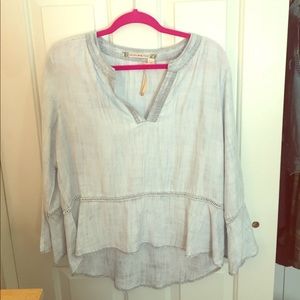 Chelsea and violet denim wash blouse