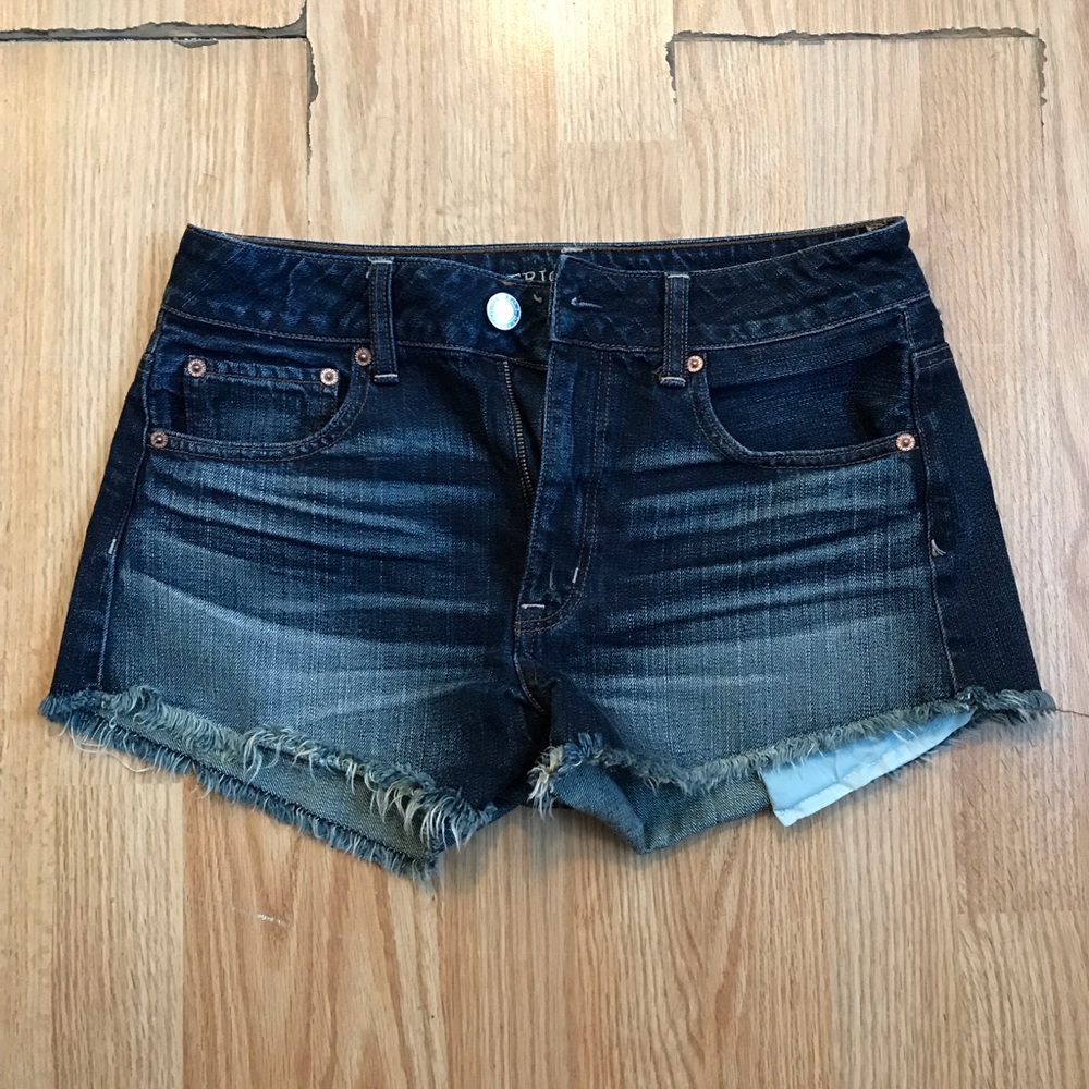 American eagle hi rise festival shorts