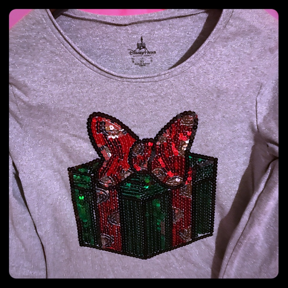 DISNEY PARKS CHRISTMAS BOX-BOW BLING