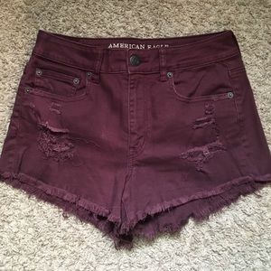 American Eagle high waisted shorts
