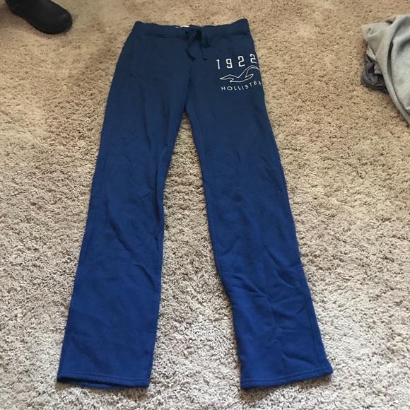 Hollister Blue Sweatpants - Picture 1 of 3