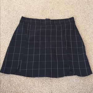 brandy melville skirt with double slit