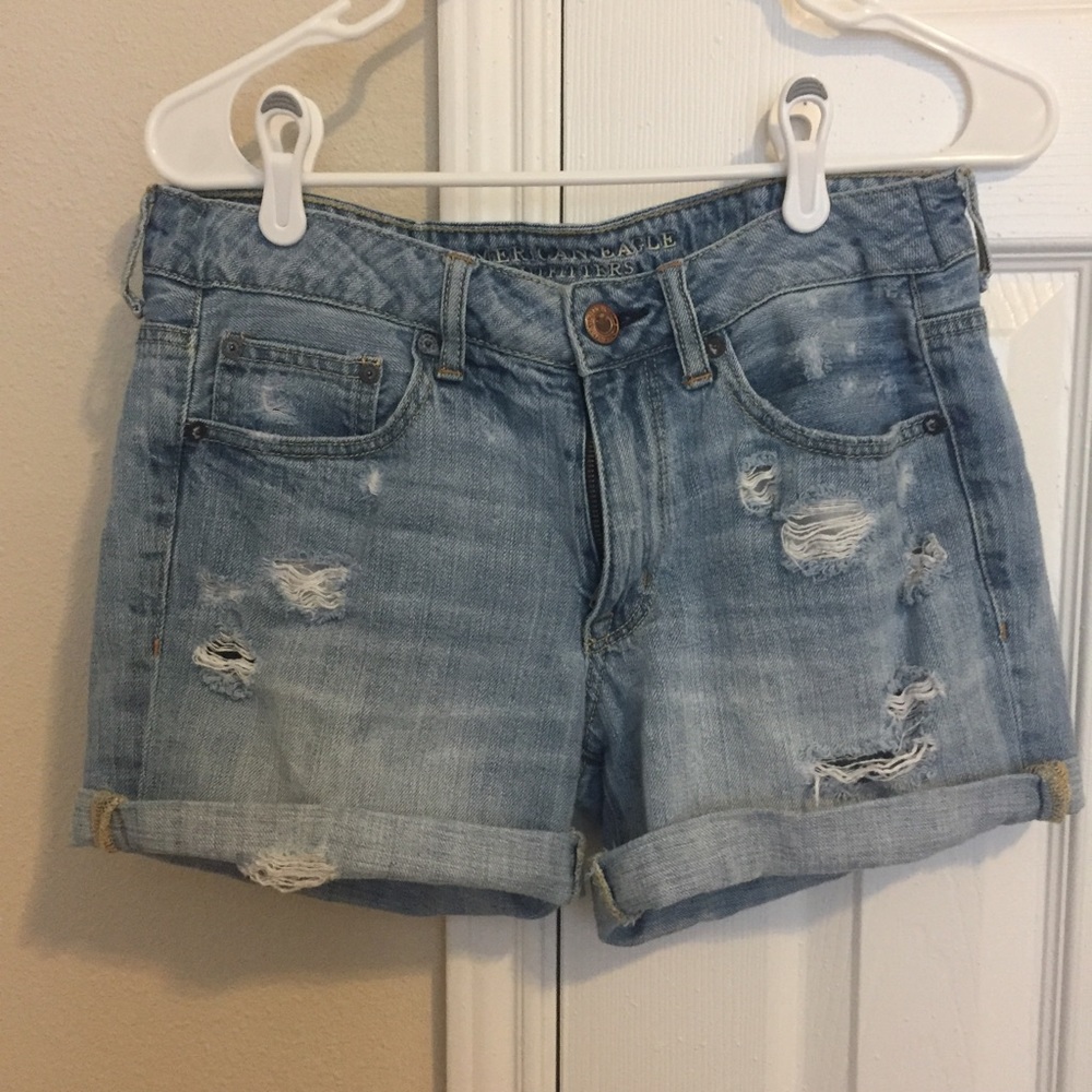 American Eagle Distressed Denim Shorts