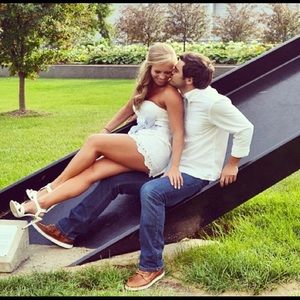 Hollister, size xs, strapless dress, belt included