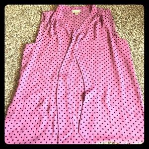 ❤️ Loft Sheer Polka Dot Blouse ❤️