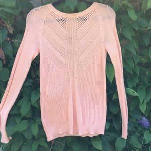 Pink knit sweater size S
