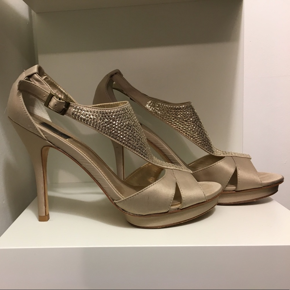 Glint t-strap heels
