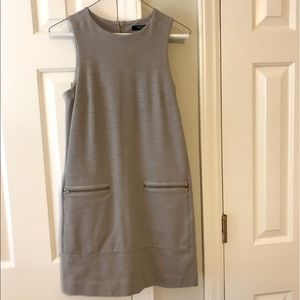 Madewell Shift Dress with Zipper Pockets