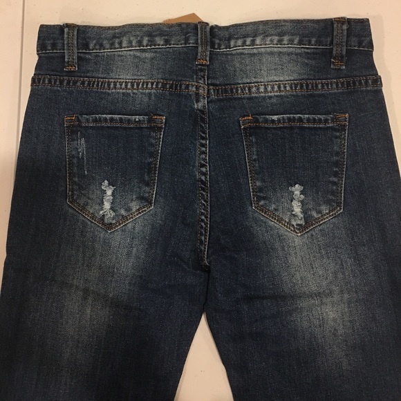 Distressed denim Medium Wash - Picture 4 of 4