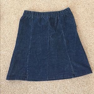 brandy melville form fitting corduroy skirt