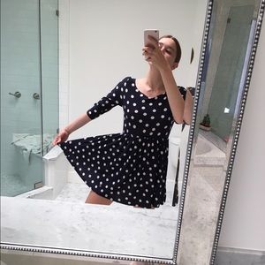 One of a kind vintage polka dot dress!