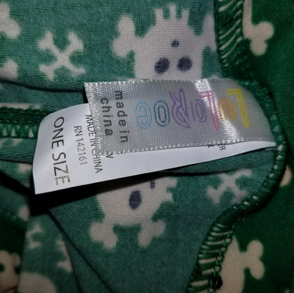 LuLaRoe OS leggings Halloween skulls nwt - Picture 3 of 3