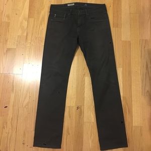 Dark grey AG SLIM STRAIGHT jeans