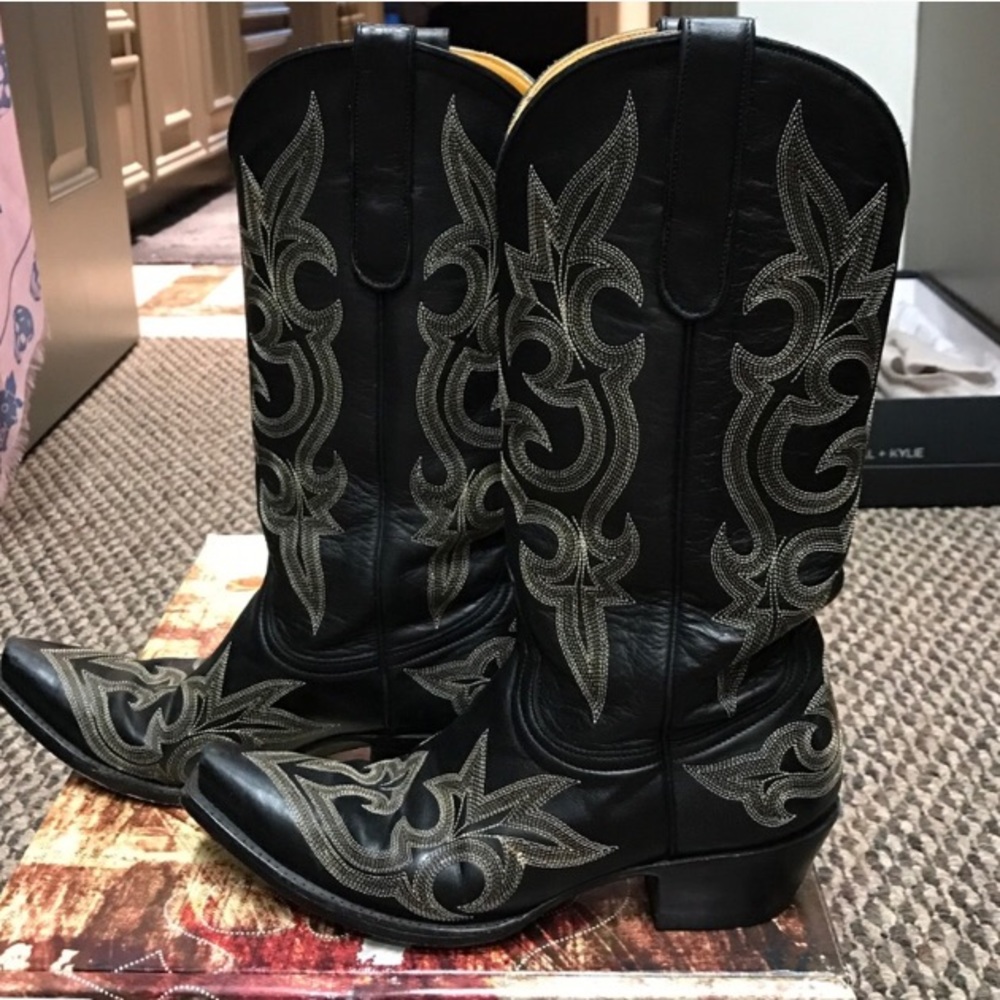 👢OLD GRINGO like new Black Cowboy 🤠 boots!