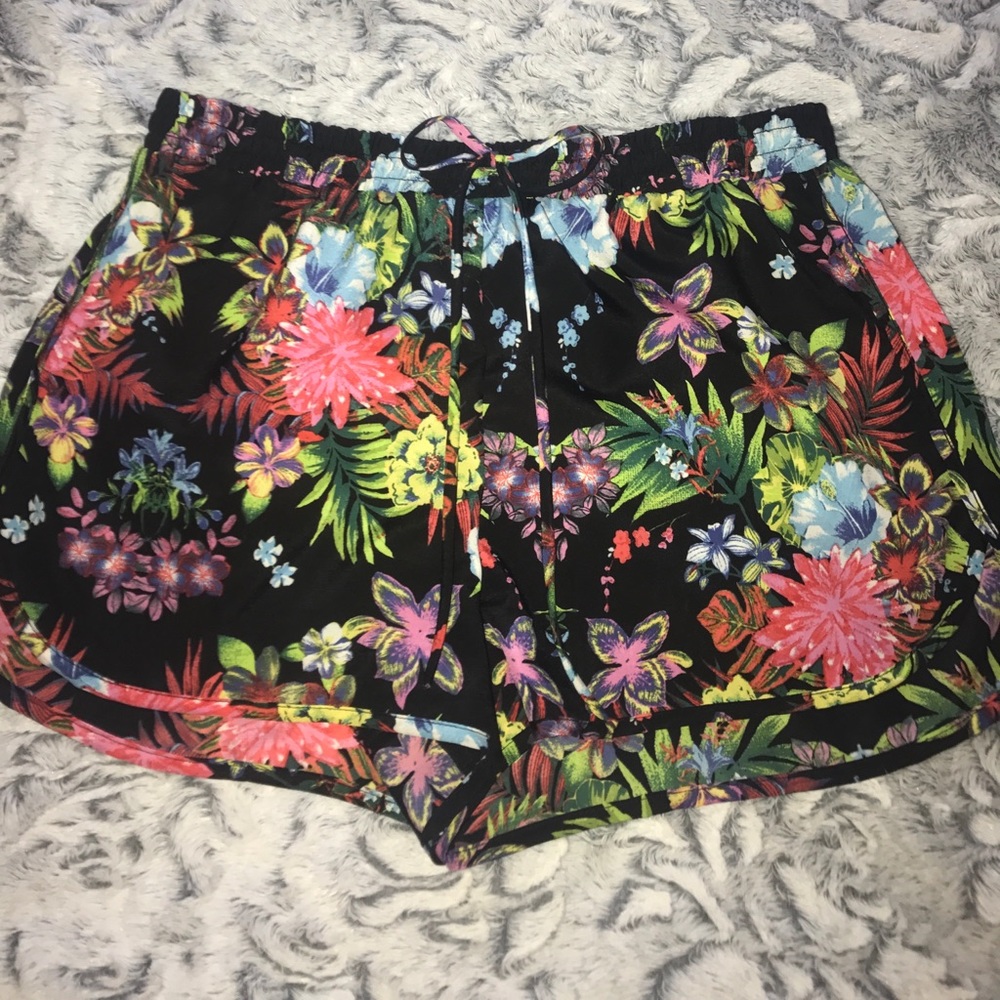 Forever 21 Floral Print Shorts