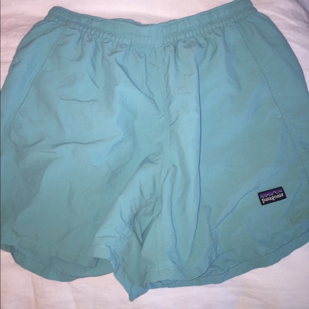 Patagonia Women's mint green shorts