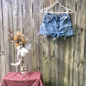 High Waisted Zara Denim Shorts