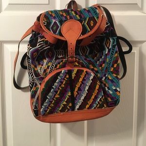 Authentic handmade Guatemalan backpack