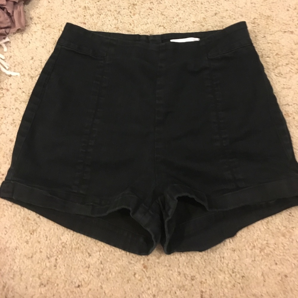 High rise shorts