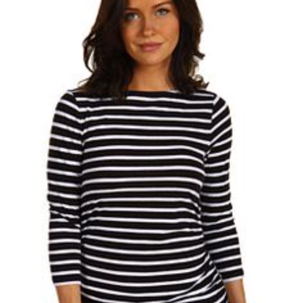 Micheal Kors 3/4 sleeve top side zipper - Picture 2 of 7