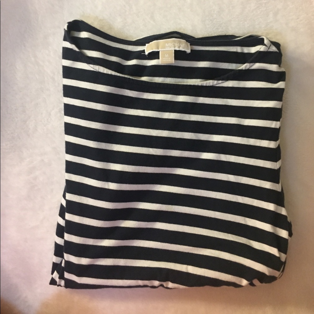 Micheal Kors 3/4 sleeve top side zipper