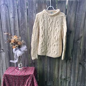 Vintage Thick Knit Wool Sweater