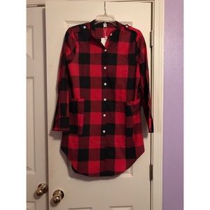 Plaid Flannel Shirt