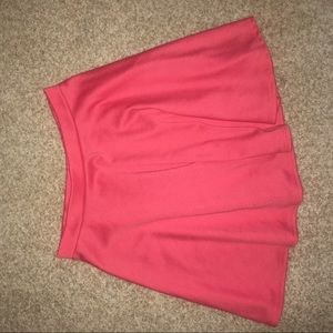Coral colored wet seal skirt