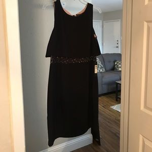 Dark blue ivanka trump dress