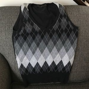 Argyle sweater vest