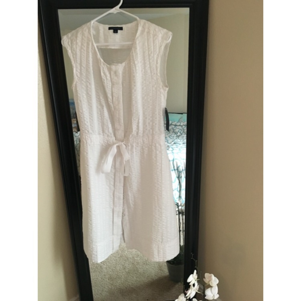 Tommy Hilfiger belted sleeveless dress w pockets - Picture 3 of 4