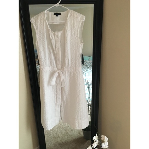 Tommy Hilfiger belted sleeveless dress w pockets - Picture 3 of 4