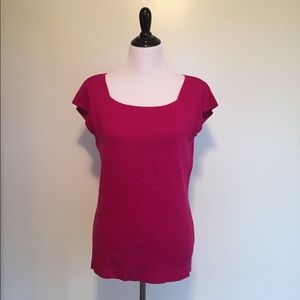 Beautiful pink top with square neck